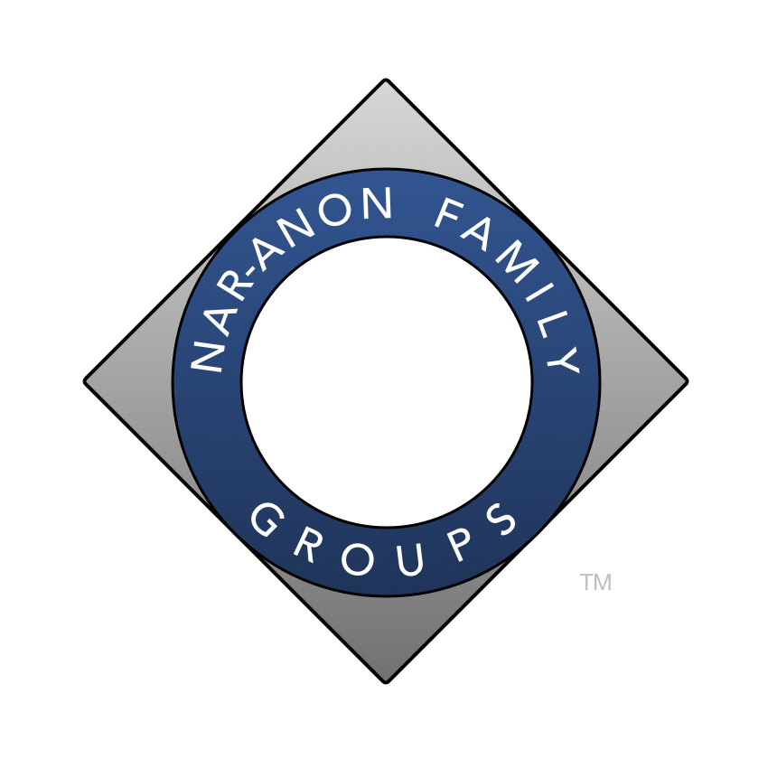 Logo for Nar-Anon Family groups: circle within a diamond